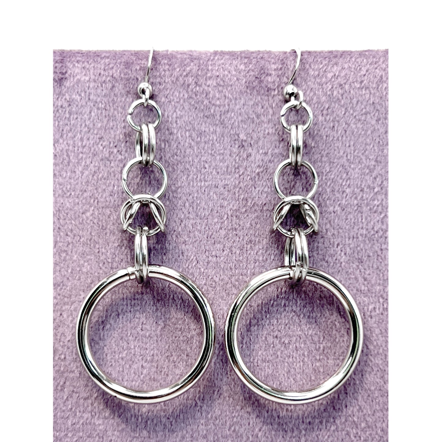Chainmail Rings ans O-Ring Earrings