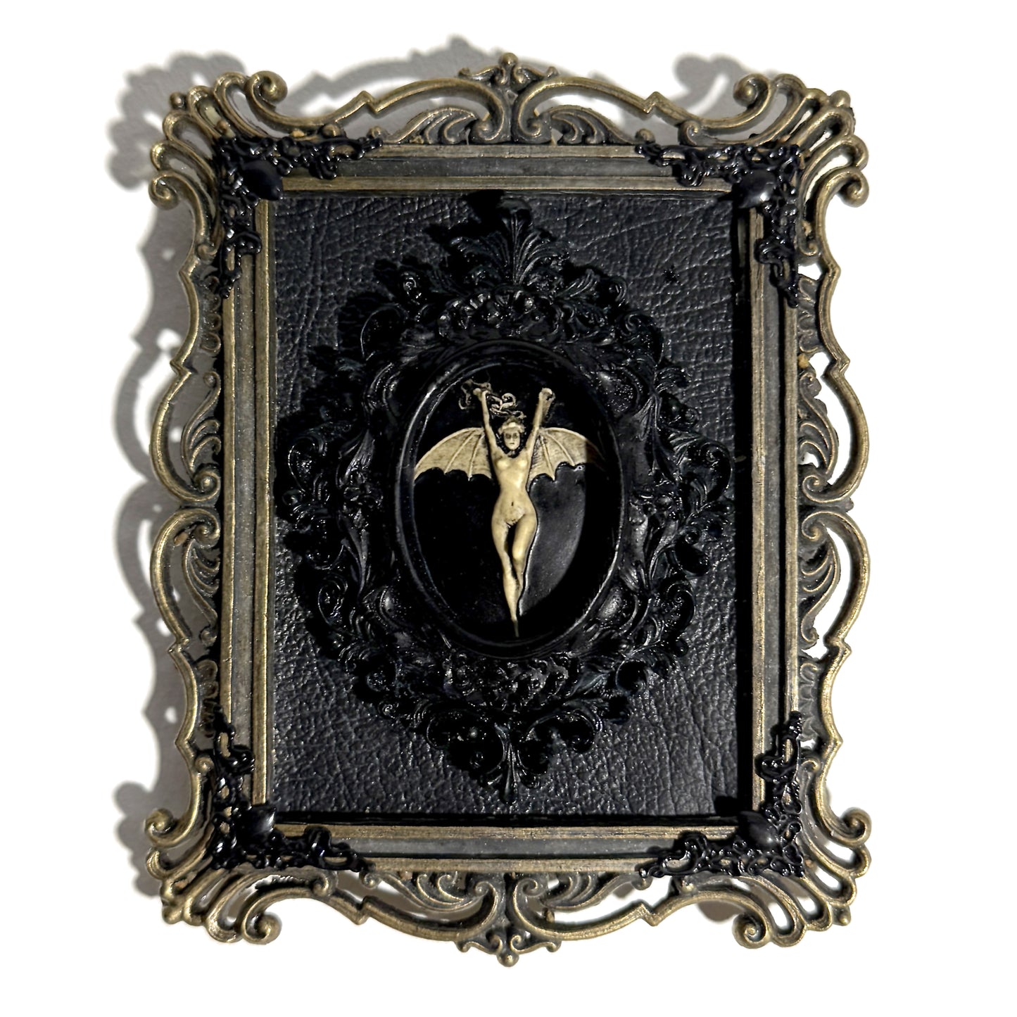 Bat Woman Antique Framed Home Deco