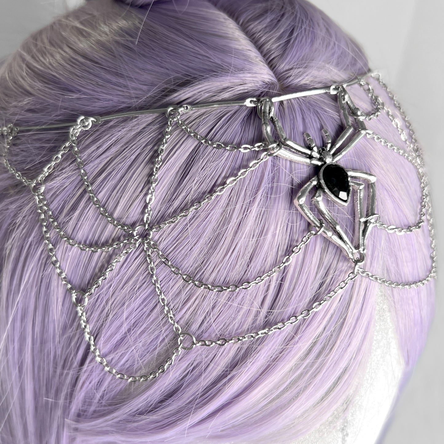 Spiderweb Hair Chain