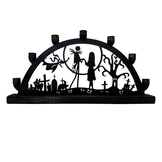 Large Jack & Sally Nightmare Schwibbogen