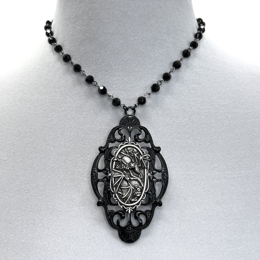Flock of Bats on Beaded Chain
