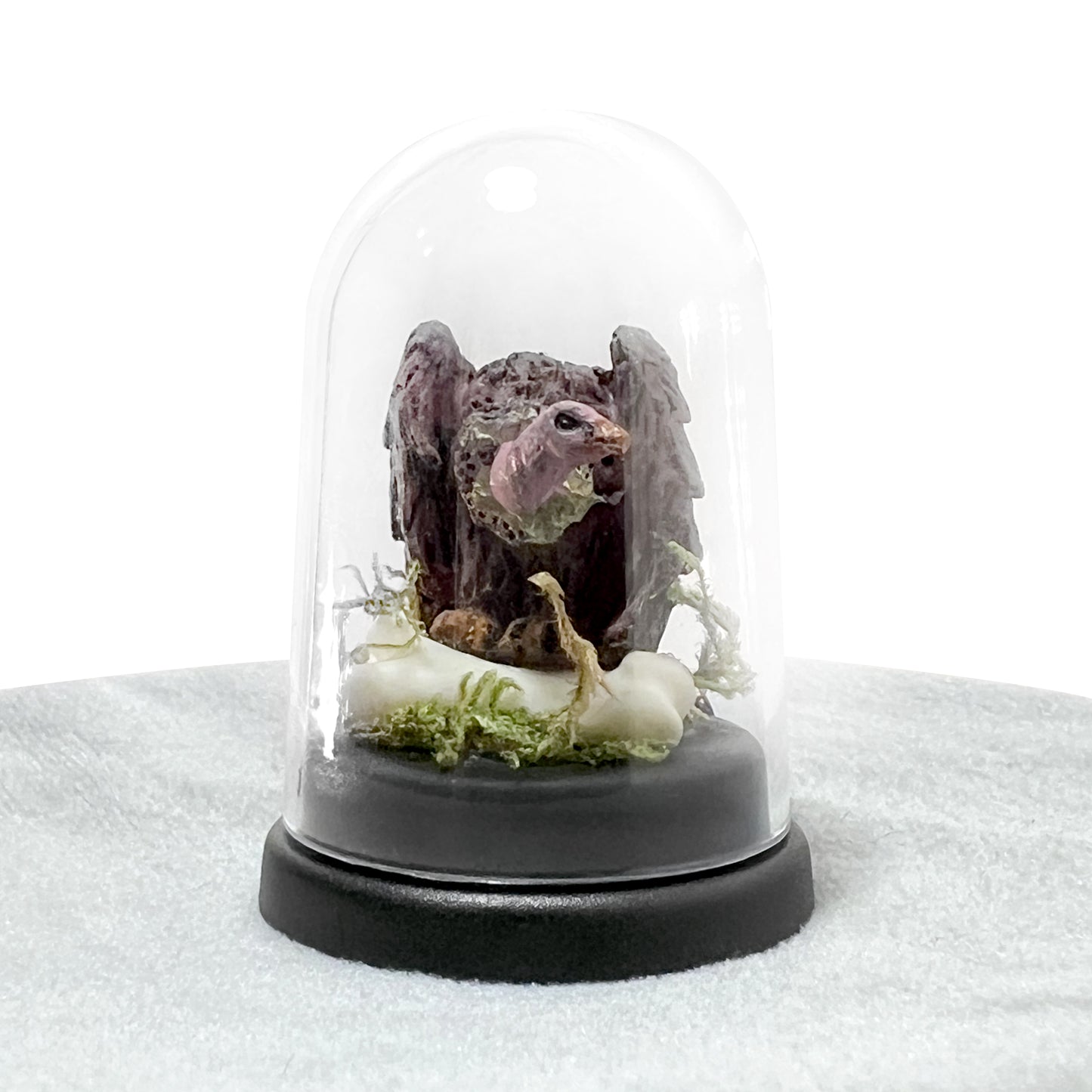 Tiny Vulture and Bones Bell Jar