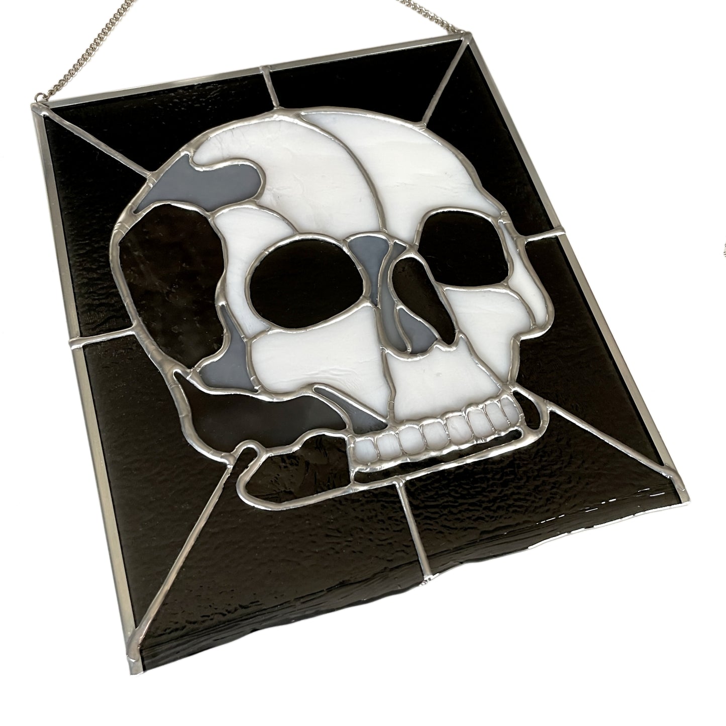 Stained Glass Skull