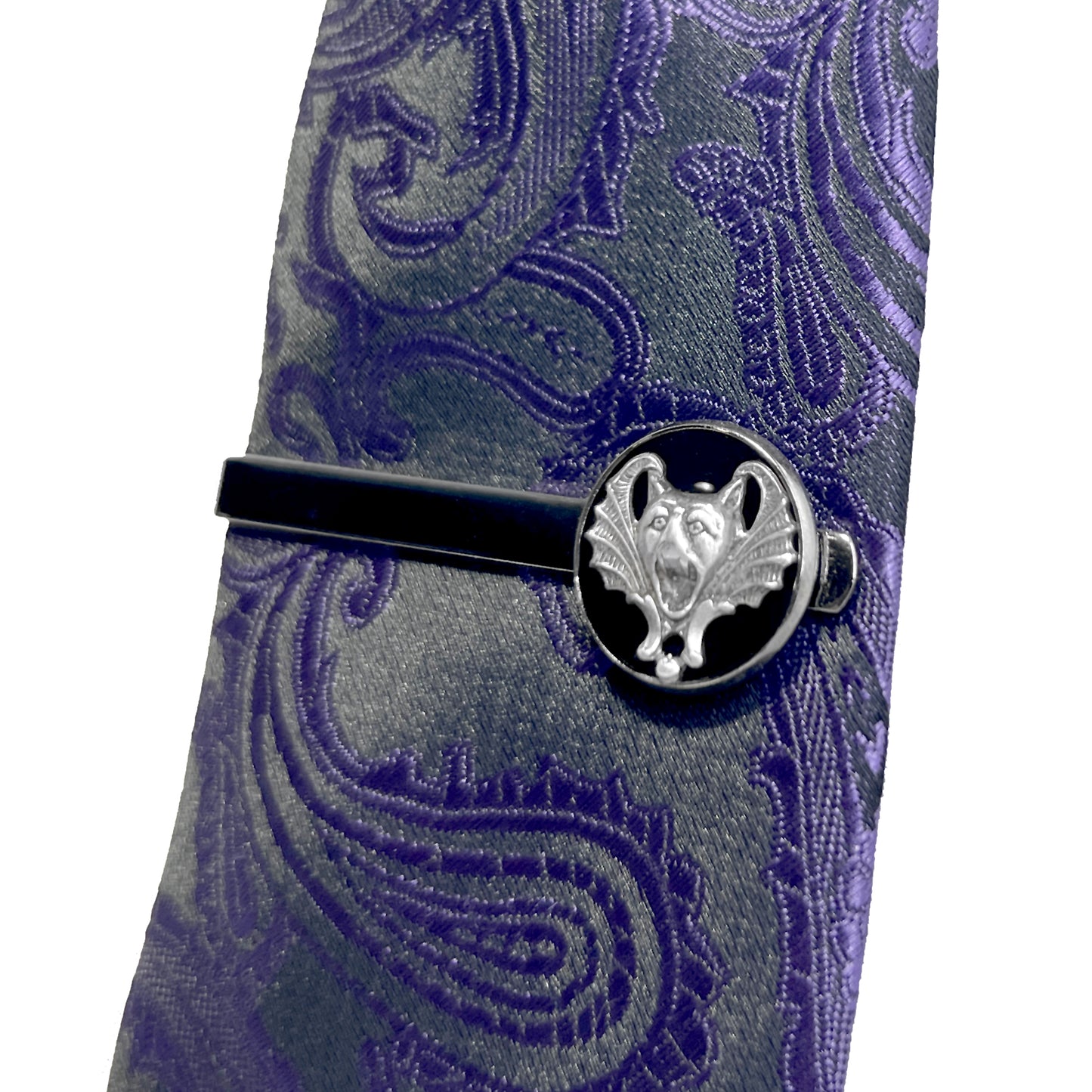 Silver Gargoyle Tie Clip