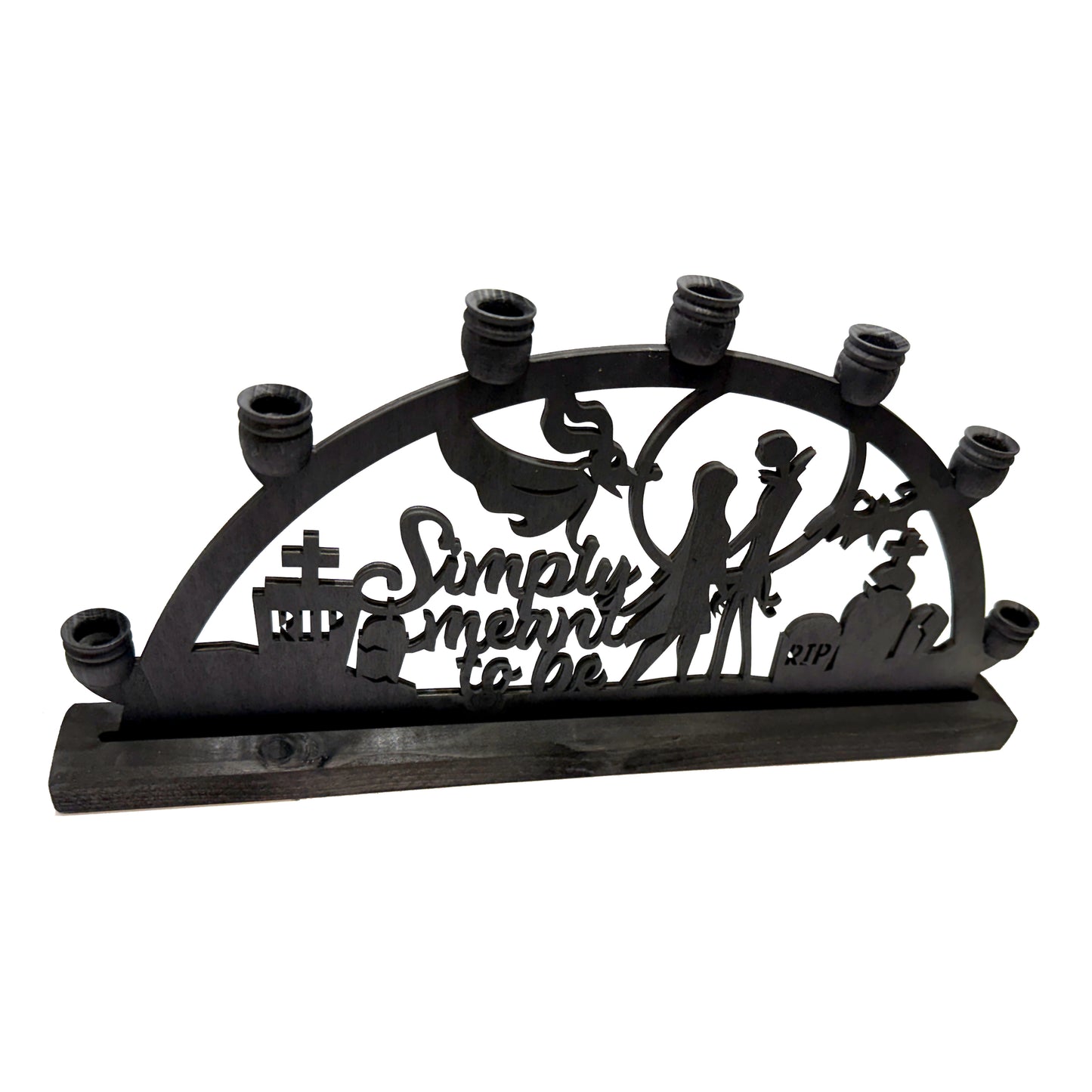 Large 'Simply Meant To Be' Jack & Sally Schwibbogen