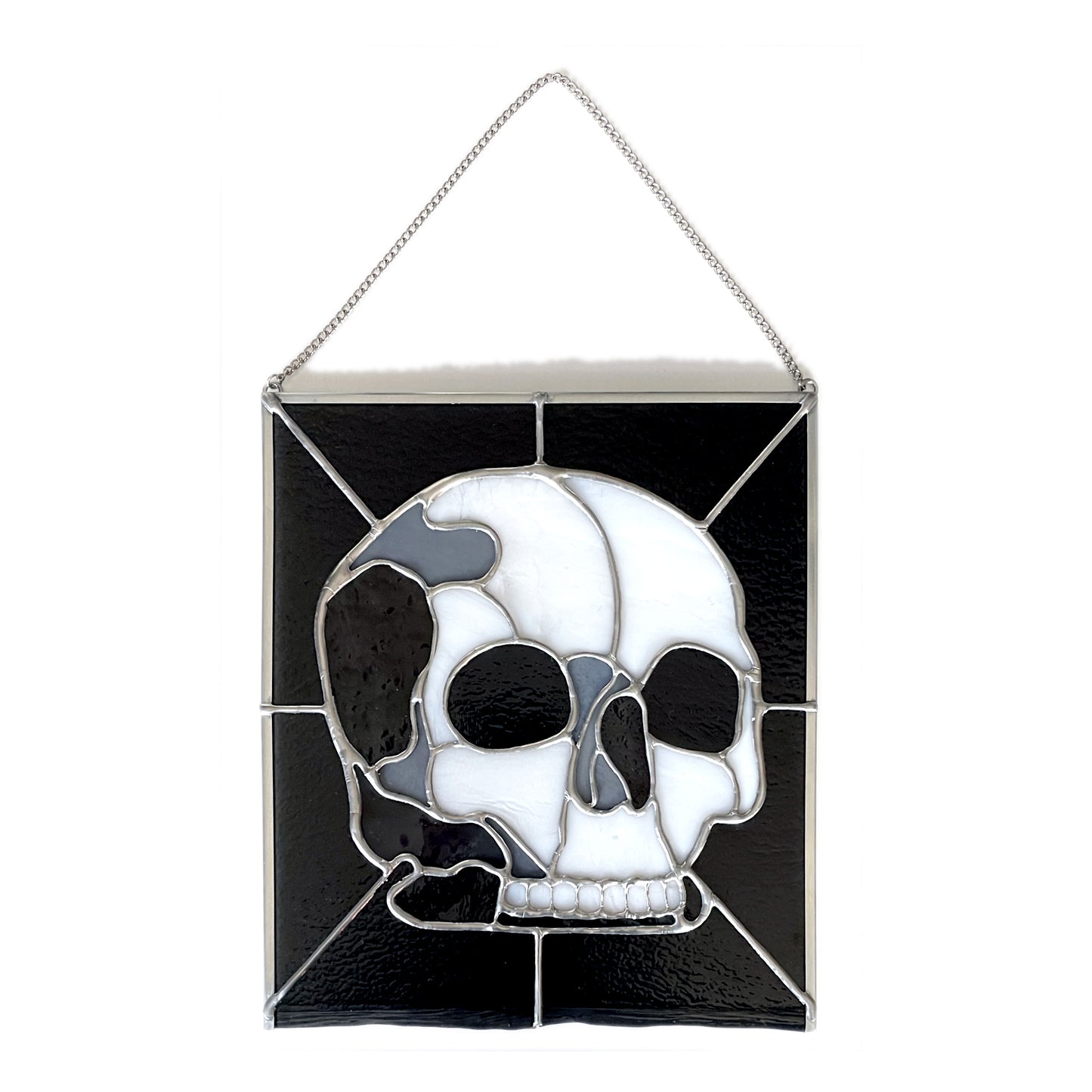Stained Glass Skull