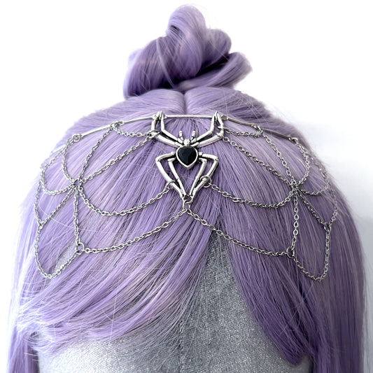 Spiderweb Hair Chain