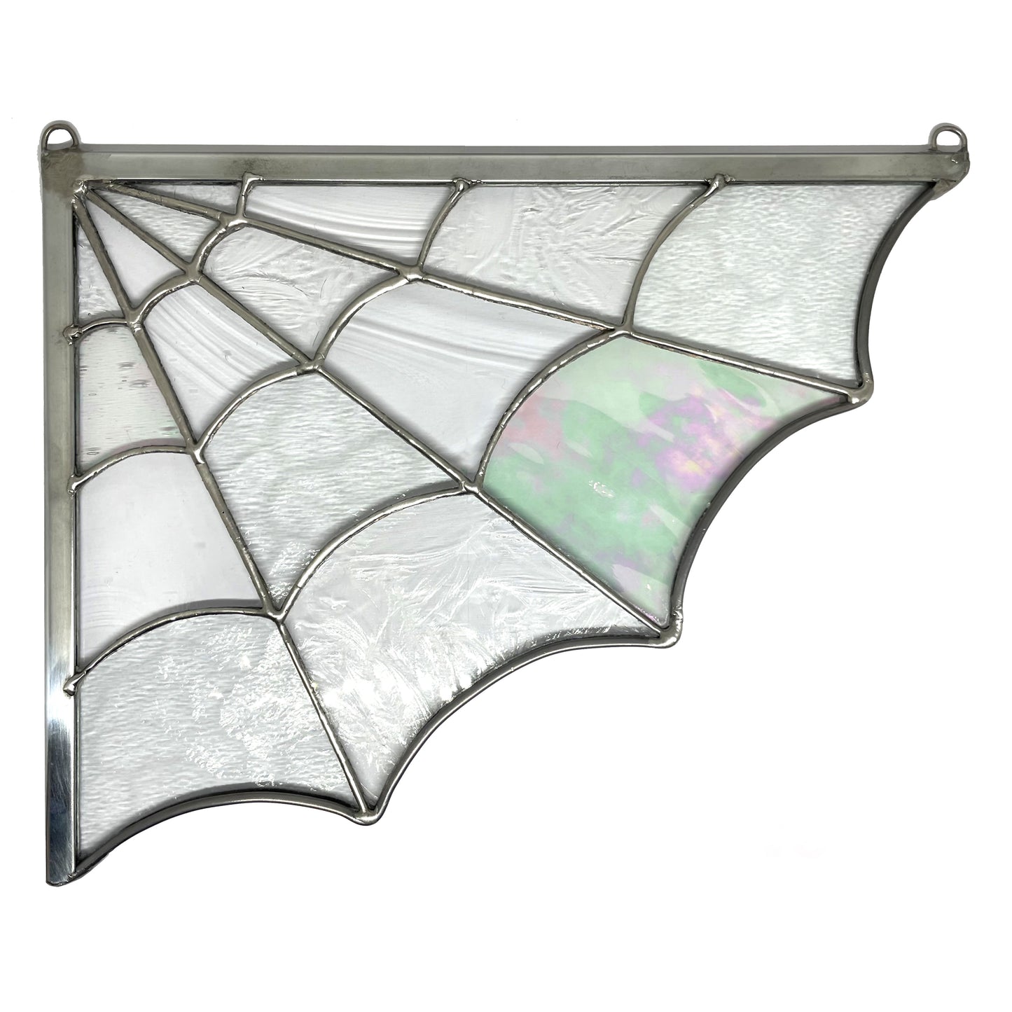 Stained Glass Corner Spiderweb