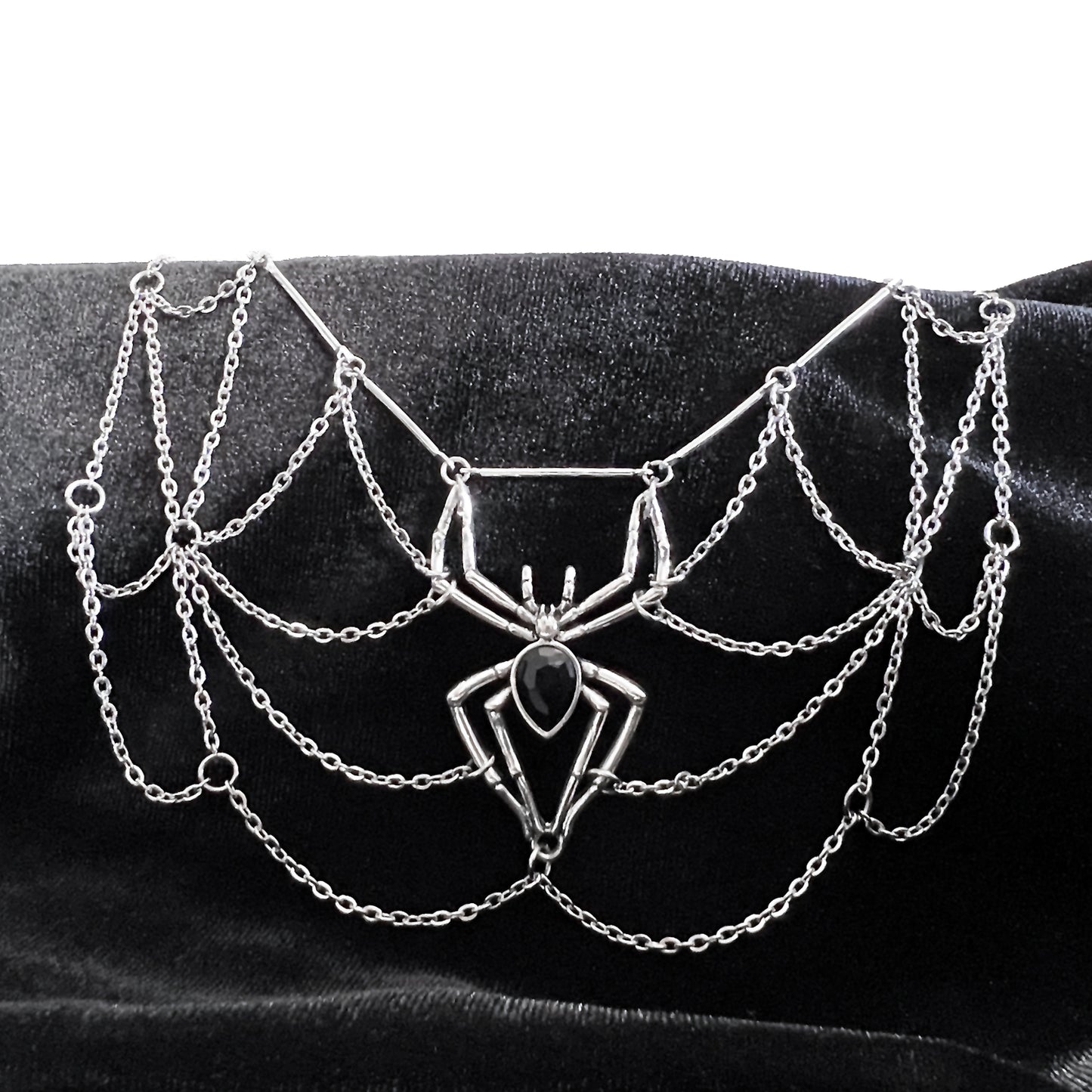 Spiderweb Hair Chain