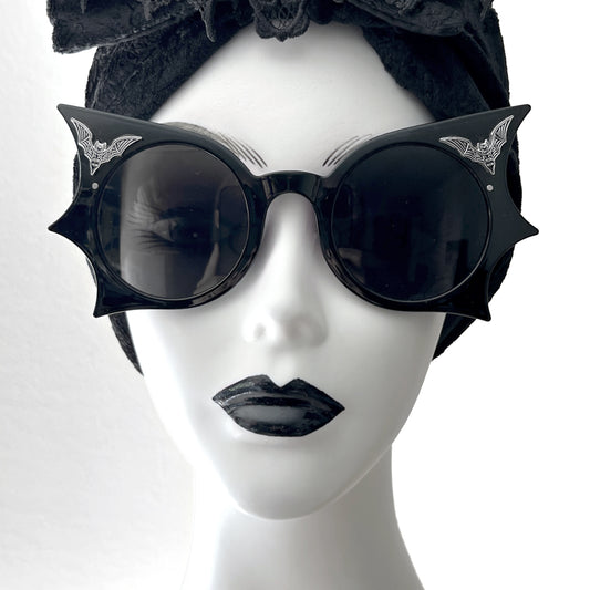 Batwing Sunglasses with Bats