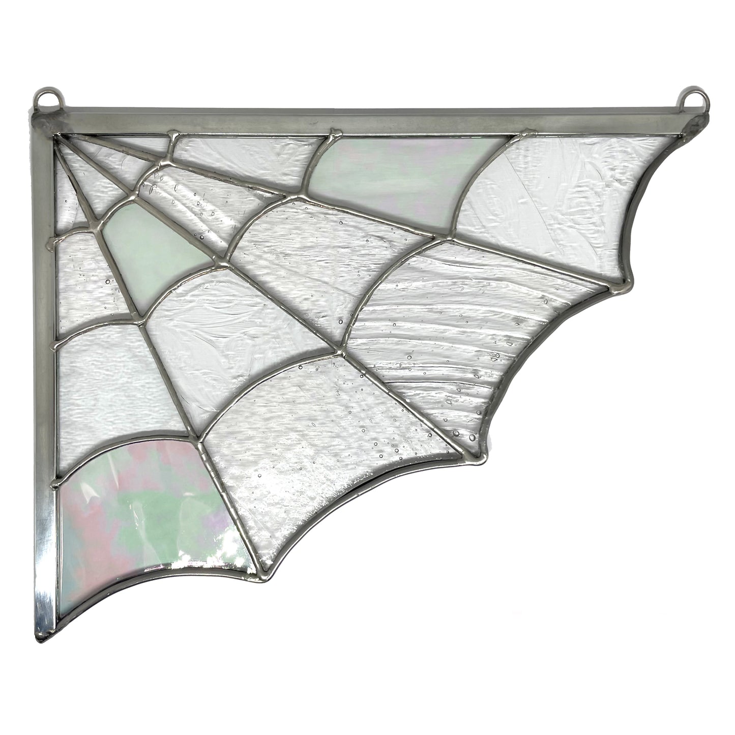 Stained Glass Corner Spiderweb